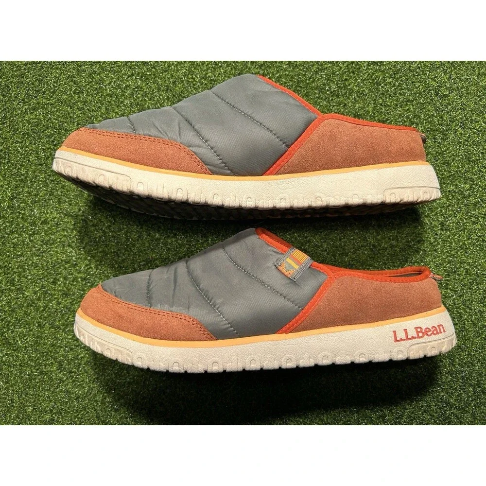 LL Bean Men’s Mountain Classic Quilted Slides Mules Slippers Size 11 M 517524
